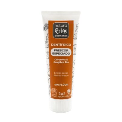 Dentífrico cúrcuma/jengibre NaturaBio 75ml