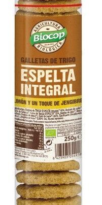 Galletas de espelta integral limón/jengibre Biocop 250g BIO