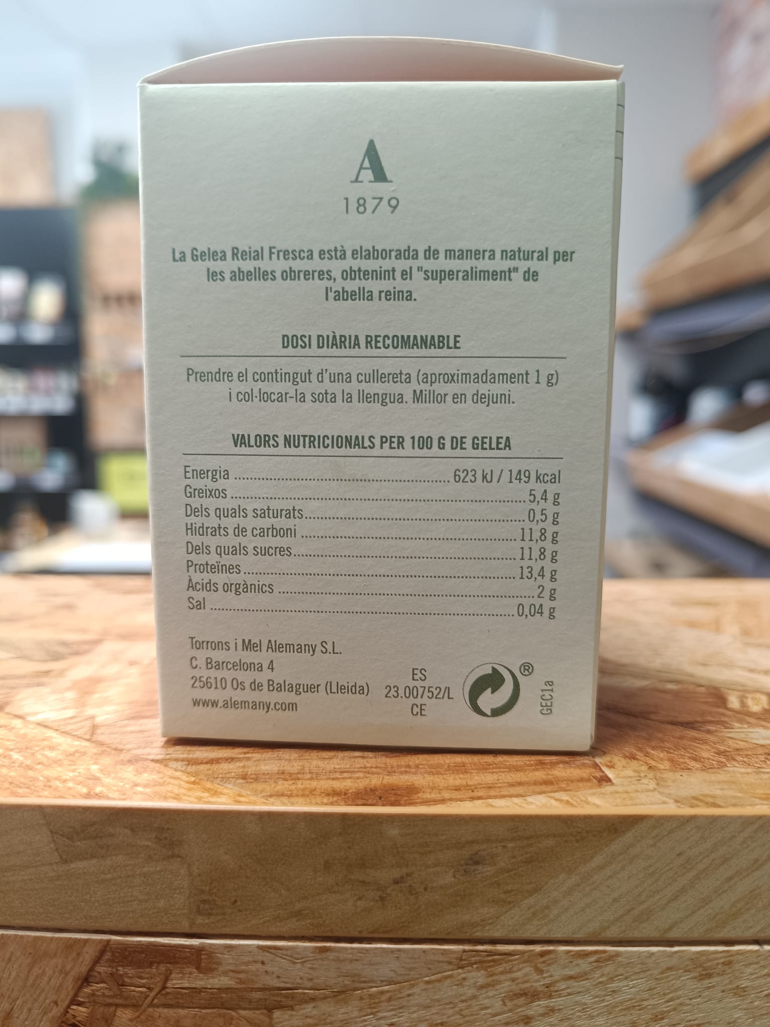 Jalea real fresca Alemany 10g BIO - Imagen 3