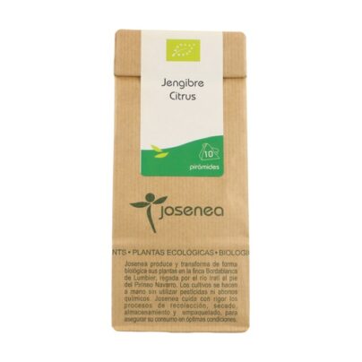 Jengibre, citrus Josenea 10 pirámides BIO