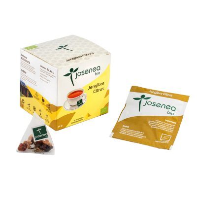 Jengibre, citrus Josenea 10 pirámides caja BIO
