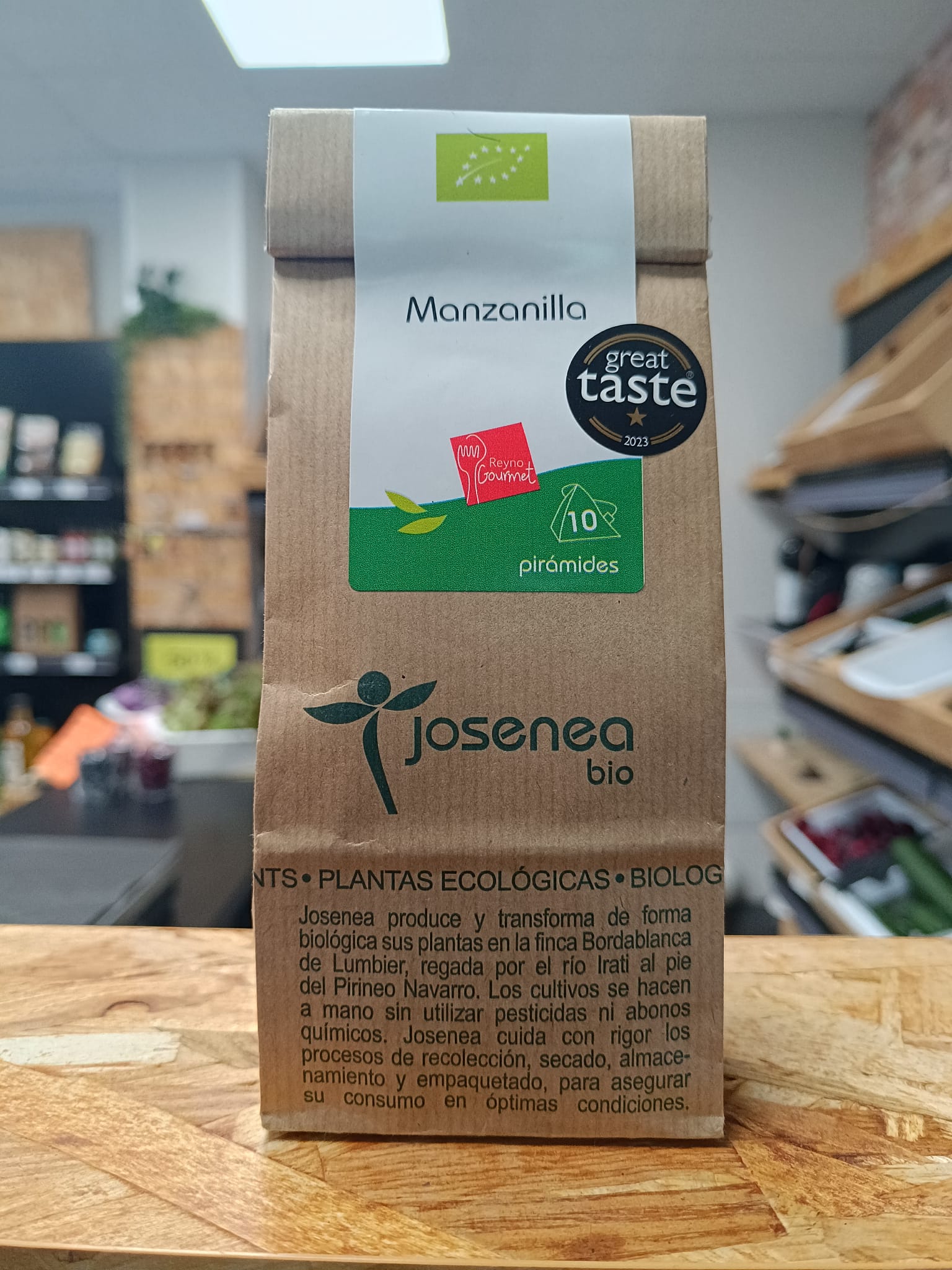 Manzanilla Josenea 10 pirámides BIO