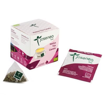Melisa, tila, canela Josenea 10 pirámides caja BIO