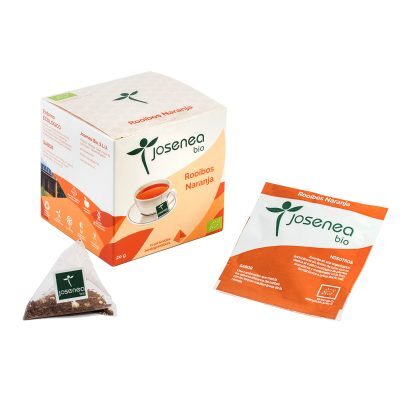 Rooibos, naranja Josenea 10 pirámides caja BIO