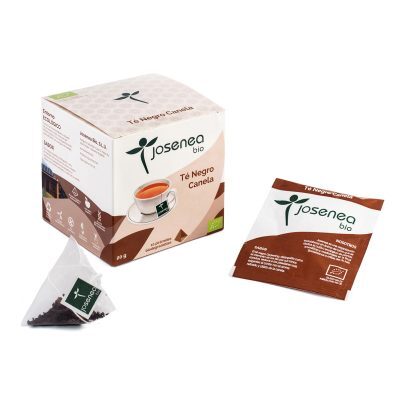 Té negro, canela Josenea 10 pirámides caja BIO
