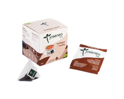 Té negro, canela Josenea 10 pirámides caja BIO