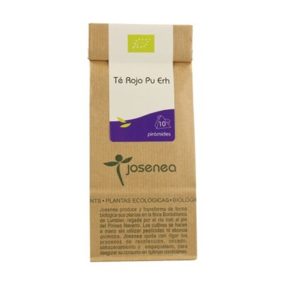 Té rojo Pu Erh Josenea 10 pirámides BIO