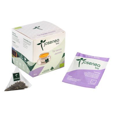 Té verde jazmín Josenea 10 pirámides caja BIO
