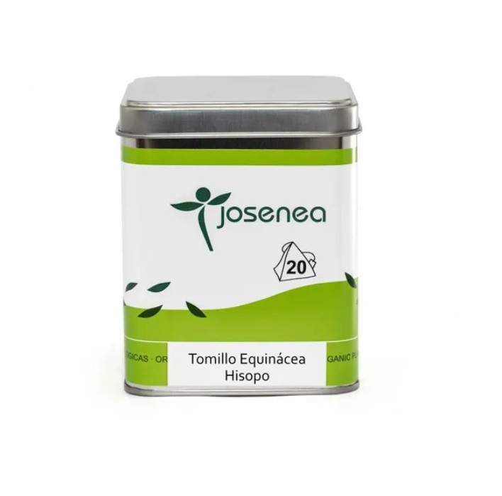 Tomillo, equinácea, hisopo Josenea 20 pirámides BIO