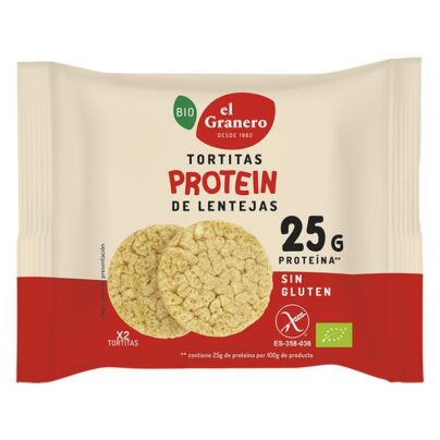 Tortitas de lentejas El Granero 22g BIO