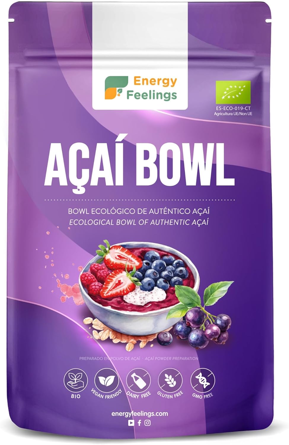 Açai bowl Energy Feelings 500g BIO