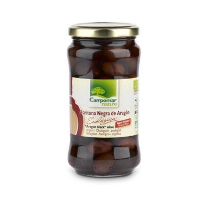 Aceitunas negras natural Campomar 350g BIO