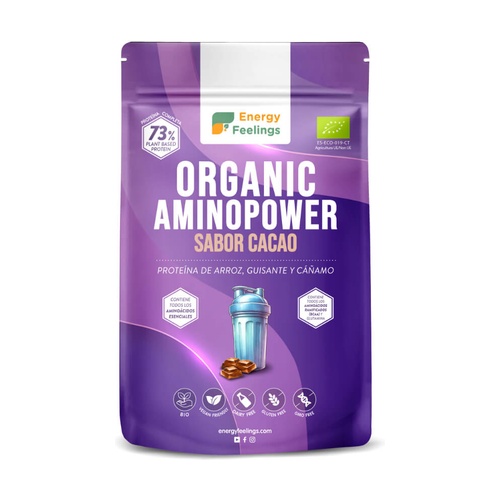 Aminopower cacao 74% Energy Feelings 500g BIO