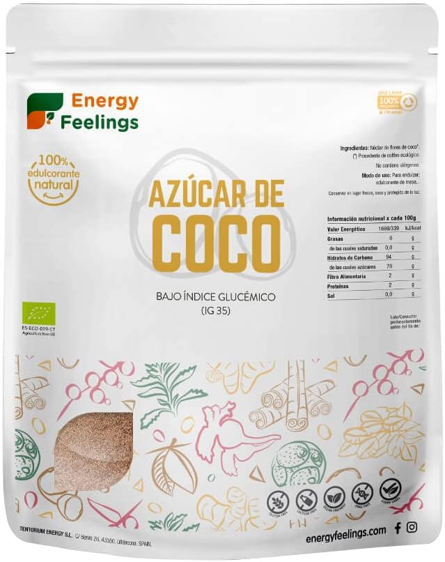 Azúcar de coco Energy Feelings 1Kg BIO