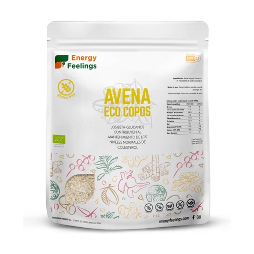 Copos de avena sin gluten Energy Feelings 500g BIO