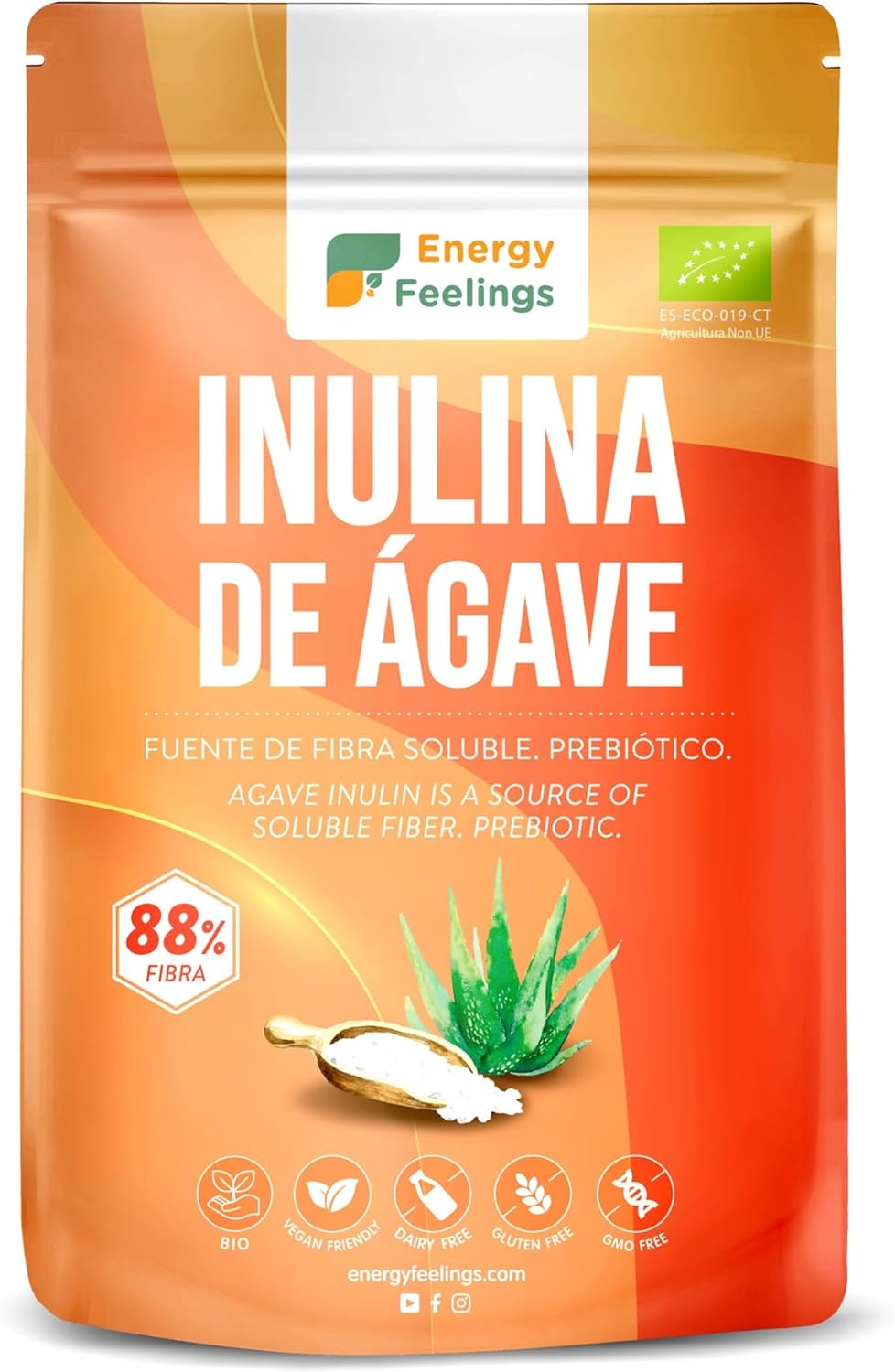Inulina de agave Energy Feelings 500g BIO