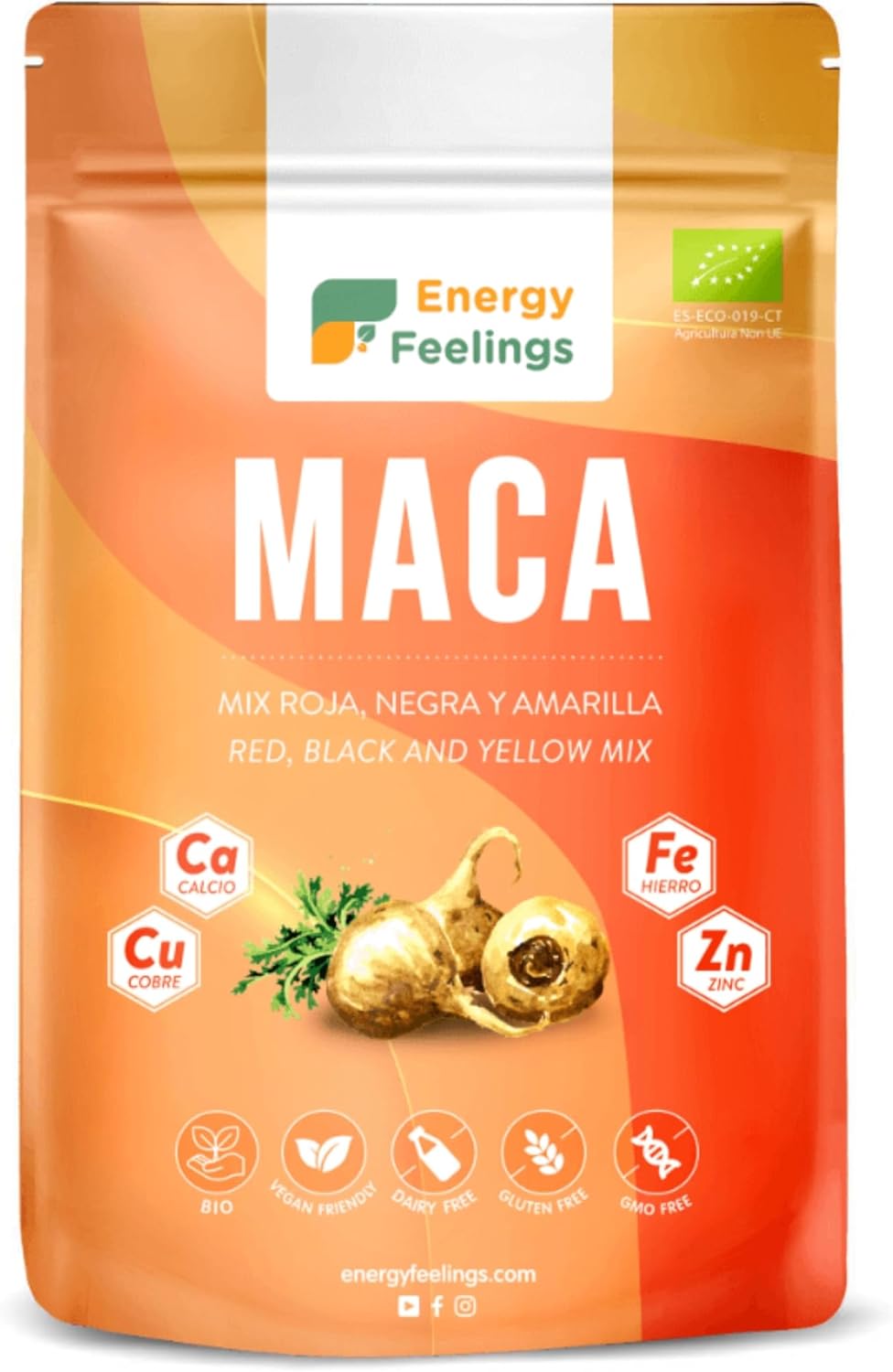 Maca mix en polvo Energy Feelings 500g BIO