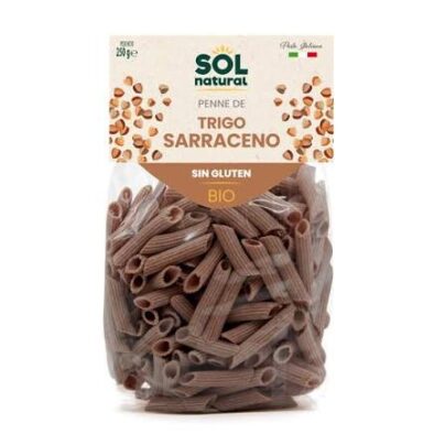 Macarrones de trigo sarraceno sin gluten Sol Natural 250g BIO
