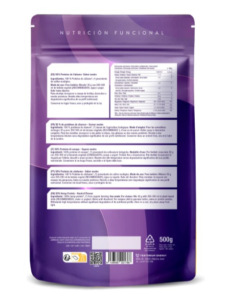 Proteína de cáñamo Energy Feelings 500g BIO - Imagen 2