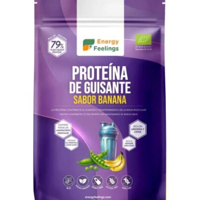 Proteína de guisante sabor banana Energy Feelings 500g BIO