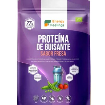 Proteína de guisante sabor fresa Energy Feelings 500g BIO
