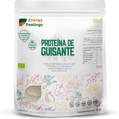 Proteína de guisante sabor vainilla Energy Feelings 1Kg BIO