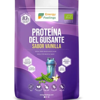 Proteína de guisante sabor vainilla Energy Feelings 500g BIO