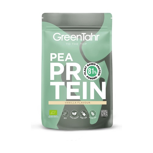 Proteína de guisante sabor vainilla Green Tahr 750g BIO