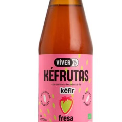 Refresco zumo/kéfir fresa Viver 330ml BIO