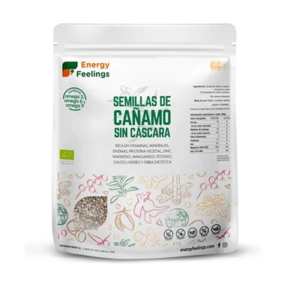 Semillas de cáñamo sin cáscara Energy Feelings 1Kg BIO