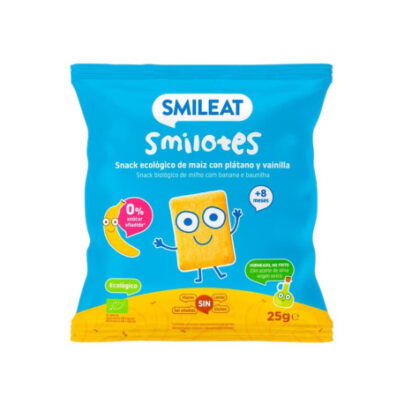 Smilotes plátano,vainilla Smileat 25g BIO