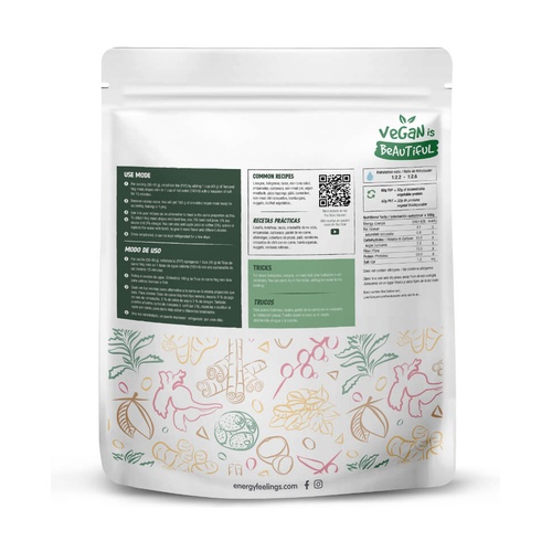 Tiras de carne vegetal mini Energy Feelings 400g BIO - Imagen 2