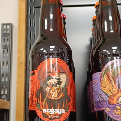 Cerveza ahumada Asgaya 33cl BIO