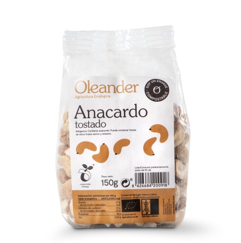 Anacardos tostados Oleander 150g BIO