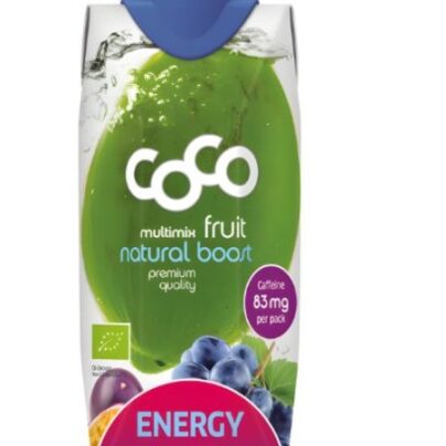 Bebida energética zumo de frutas/cafeína Dr.Martins 330ml BIO