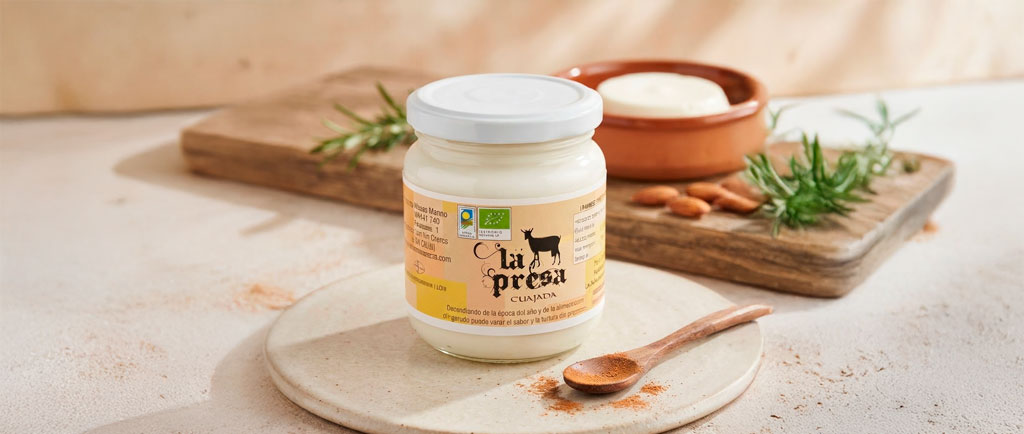Cuajada leche cabra La Presa 200ml BIO