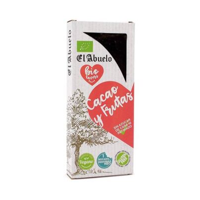 Turrón de cacao y frutas El Abuelo 200g BIO
