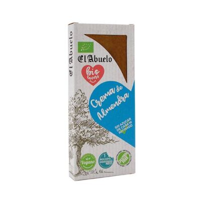 Turrón de crema de almendras El Abuelo 200g BIO