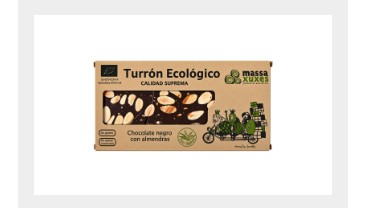 Turrón de chocolate negro con ágave Massaxuxes 200g BIO