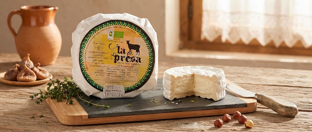 Queso cabra pasta blanda La Presa BIO
