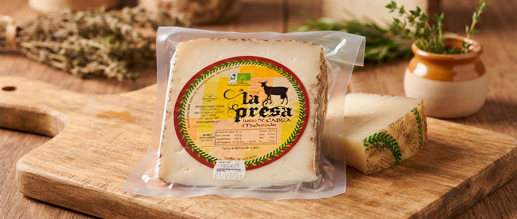 Queso curado cabra madurado La Presa BIO