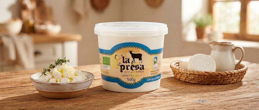 Queso fresco cabra La Presa 500g BIO