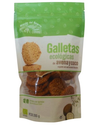 Galletas de avena y coco Rincón del Segura 200g BIO