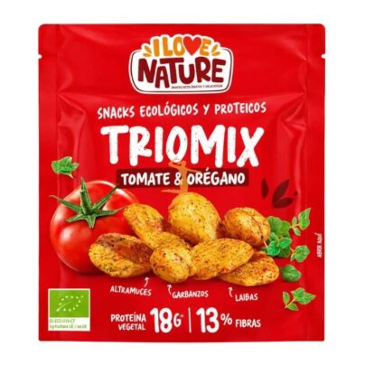 Snack proteico triomix tomate/orégano I Love Nature 70g BIO