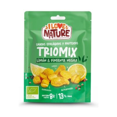 Snack proteico limón, pimienta negra I Love Nature 30g BIO
